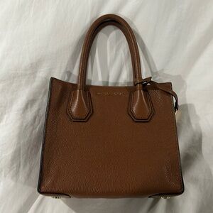 Michael Kors brown, pebble leather, handbag small